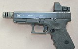 GLOCK MODEL 19 CUSTOMIZED WITH 4 MAGAZINES, RED DOT, EXTRA BARREL, MATCHING BOX AND PAPERWORK**SOLD** - 5 of 15