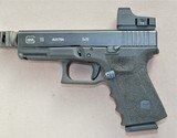 GLOCK MODEL 19 CUSTOMIZED WITH 4 MAGAZINES, RED DOT, EXTRA BARREL, MATCHING BOX AND PAPERWORK**SOLD** - 4 of 15