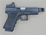 GLOCK MODEL 19 CUSTOMIZED WITH 4 MAGAZINES, RED DOT, EXTRA BARREL, MATCHING BOX AND PAPERWORK**SOLD** - 13 of 15