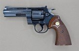COLT PYTHON WITH BOX AND MANUAL .357 MANUFACTURED IN 1966 SOLD - 3 of 14