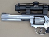 SMITH AND WESSON MODEL 617-6 WITH SCOPE, SPEED LOADED AND MATCHING BOX .22LR SOLD - 7 of 25