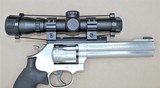 SMITH AND WESSON MODEL 617-6 WITH SCOPE, SPEED LOADED AND MATCHING BOX .22LR SOLD - 13 of 25