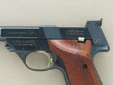 1968 Vintage High Standard Model 106 Military Supermatic Trophy .22 Pistol w/ Box, Etc.
** Spectacular Gloss Blue Example ** SOLD - 6 of 25