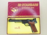 1968 Vintage High Standard Model 106 Military Supermatic Trophy .22 Pistol w/ Box, Etc.
** Spectacular Gloss Blue Example ** SOLD - 2 of 25