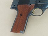 1968 Vintage High Standard Model 106 Military Supermatic Trophy .22 Pistol w/ Box, Etc.
** Spectacular Gloss Blue Example ** SOLD - 9 of 25