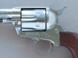 1980 Vintage Factory Nickel Colt Single Action Army Buntline Revolver in .45 Long Colt
** A Perfect Shooter! ** - 4 of 25