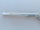 1980 Vintage Factory Nickel Colt Single Action Army Buntline Revolver in .45 Long Colt
** A Perfect Shooter! ** - 5 of 25