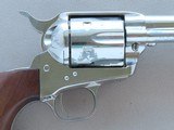 1980 Vintage Factory Nickel Colt Single Action Army Buntline Revolver in .45 Long Colt
** A Perfect Shooter! ** - 10 of 25