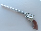 1980 Vintage Factory Nickel Colt Single Action Army Buntline Revolver in .45 Long Colt
** A Perfect Shooter! ** - 1 of 25