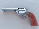 2002 Stainless Ruger New Model Single Six Bisley in .22LR w/ Box, Manual, Etc. ** RARE Davidsons Exclusive Non-Catalog Model ** - 3 of 25