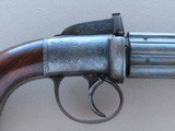 1840's Vintage British .40 Caliber Pepperbox Percussion Revolver** Beautiful Original Pepperbox In Very Fine Condition ** - 7 of 25
