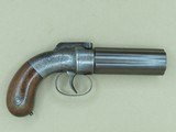 Circa 1856 Manhattan Firearms Co. 6-Barrel Double-Action Pepperbox in .28 Caliber
** 100% Original & Fully Operational ** - 5 of 24