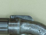 Circa 1856 Manhattan Firearms Co. 6-Barrel Double-Action Pepperbox in .28 Caliber
** 100% Original & Fully Operational ** - 9 of 24