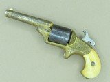 Circa 1864 Moore's Patent Firearms Company Factory Engraved & Gold Washed Front-Loading Revolver w/ Ivory Grips ON HOLD - 25 of 25