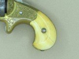 Circa 1864 Moore's Patent Firearms Company Factory Engraved & Gold Washed Front-Loading Revolver w/ Ivory Grips ON HOLD - 2 of 25