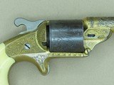 Circa 1864 Moore's Patent Firearms Company Factory Engraved & Gold Washed Front-Loading Revolver w/ Ivory Grips ON HOLD - 7 of 25