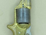 Circa 1864 Moore's Patent Firearms Company Factory Engraved & Gold Washed Front-Loading Revolver w/ Ivory Grips ON HOLD - 23 of 25