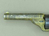 Circa 1864 Moore's Patent Firearms Company Factory Engraved & Gold Washed Front-Loading Revolver w/ Ivory Grips ON HOLD - 4 of 25
