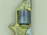Circa 1864 Moore's Patent Firearms Company Factory Engraved & Gold Washed Front-Loading Revolver w/ Ivory Grips ON HOLD - 21 of 25