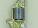 Circa 1864 Moore's Patent Firearms Company Factory Engraved & Gold Washed Front-Loading Revolver w/ Ivory Grips ON HOLD - 20 of 25