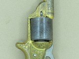 Circa 1864 Moore's Patent Firearms Company Factory Engraved & Gold Washed Front-Loading Revolver w/ Ivory Grips ON HOLD - 22 of 25