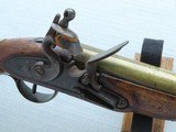 Antique British Martial .69 Caliber Thomas Ketland & Co. Flintlock Belt Pistol w/ Brass Barrel - 23 of 24
