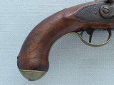 Antique British Martial .69 Caliber Thomas Ketland & Co. Flintlock Belt Pistol w/ Brass Barrel - 3 of 24