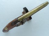 Antique British Martial .69 Caliber Thomas Ketland & Co. Flintlock Belt Pistol w/ Brass Barrel - 10 of 24