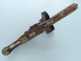 Antique British Martial .69 Caliber Thomas Ketland & Co. Flintlock Belt Pistol w/ Brass Barrel - 14 of 24