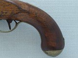 Antique British Martial .69 Caliber Thomas Ketland & Co. Flintlock Belt Pistol w/ Brass Barrel - 7 of 24