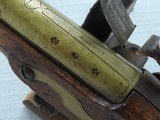 Antique British Martial .69 Caliber Thomas Ketland & Co. Flintlock Belt Pistol w/ Brass Barrel - 19 of 24