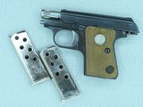 1964 Vintage Colt Junior Pistol in .25 ACP w/ Box, Manual, Extra Mag, Etc.
** UNFIRED & MINT! **SOLD** - 19 of 25