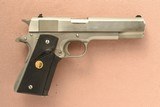 1989 Vintage Stainless Steel Colt Mk.IV Series 80 Government Model .45 ACP - 5 of 17