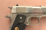 1989 Vintage Stainless Steel Colt Mk.IV Series 80 Government Model .45 ACP - 7 of 17