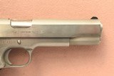 1989 Vintage Stainless Steel Colt Mk.IV Series 80 Government Model .45 ACP - 8 of 17