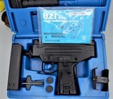 IMI UZI MICRO PISTOL 9MM WITH CASE, PAPERWORK, ONE 20 ROUND MAGAZINE SOLD - 2 of 17