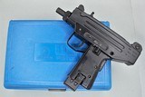 IMI UZI MICRO PISTOL 9MM WITH CASE, PAPERWORK, ONE 20 ROUND MAGAZINE SOLD - 3 of 17