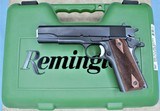 REMINGTON 1911-R1, .45 ACP, 2, 7 SHOT MAGS, MATCHING BOX AND PAPERWORK SOLD - 1 of 22