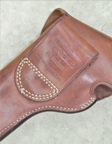 BIANCHI 9-1/2 LEATHER HOLSTER FOR A RUGER SUPER SINGLE SIX REVOLVER
**NICE** - 4 of 4