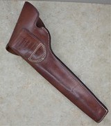 BIANCHI 9-1/2 LEATHER HOLSTER FOR A RUGER SUPER SINGLE SIX REVOLVER
**NICE** - 3 of 4