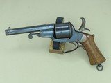 Antique Civil War Period French Javelle Et Guichard 11mm Pinfire Revolver
** Very Unique & Interesting Design ** - 25 of 25