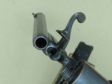 Antique Civil War Period French Javelle Et Guichard 11mm Pinfire Revolver
** Very Unique & Interesting Design ** - 23 of 25