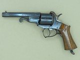 Antique Civil War Period French Javelle Et Guichard 11mm Pinfire Revolver
** Very Unique & Interesting Design ** - 5 of 25