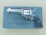 2009 Ruger High Gloss Stainless New Vaquero Revolver in .357 Magnum w/ 4 & 5/8ths" Inch Barrel, Box, Manuals, Etc.
* Beautiful Example * SOLD - 1 of 25