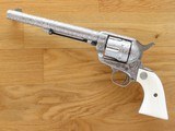 2nd Generation Cattle Brand Engraved Colt Single Action Army, Cal. .38 Special, 1957 Vintage, Engraver Shiro Ogawa SOLD - 13 of 14