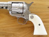 2nd Generation Cattle Brand Engraved Colt Single Action Army, Cal. .38 Special, 1957 Vintage, Engraver Shiro Ogawa SOLD - 6 of 14