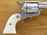 2nd Generation Cattle Brand Engraved Colt Single Action Army, Cal. .38 Special, 1957 Vintage, Engraver Shiro Ogawa SOLD - 3 of 14