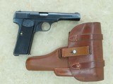 WW2 German FN Browning Model 1922 Pistol w/ Krieghoff Drop Holster & Extra Mag
** Spectacular Luftwaffe-Proofed Holster Rig **SOLD** - 1 of 25