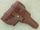 WW2 German FN Browning Model 1922 Pistol w/ Krieghoff Drop Holster & Extra Mag
** Spectacular Luftwaffe-Proofed Holster Rig **SOLD** - 25 of 25