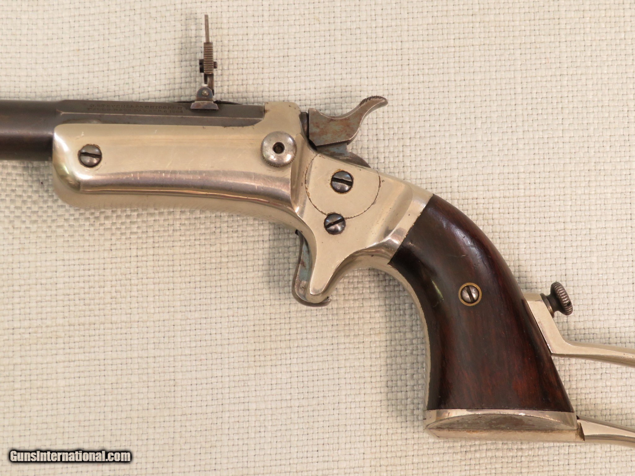 J. Stevens Pocket Rifle with Skeleton Stock, Cal. .22 LR SOLD